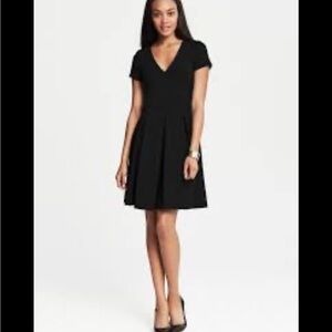 Banana Republic A Line Black Dress, Size 14
